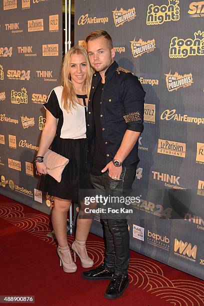 EmmyMakeUpPro and Ma2x attend the '35th Nuit des Publivores' at Grand Rex September 17, 2015 in Paris, France.