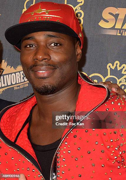 Singer Jessy Matador attends the '35th Nuit des Publivores' at Grand Rex September 17, 2015 in Paris, France.