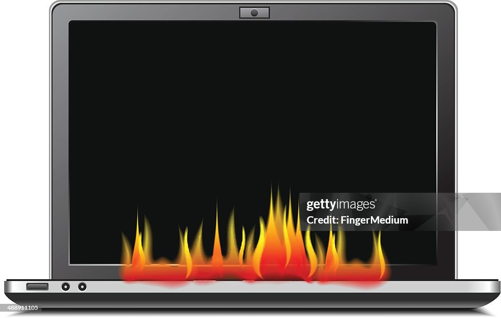 Computer Meltdown High-Res Vector Graphic - Getty Images