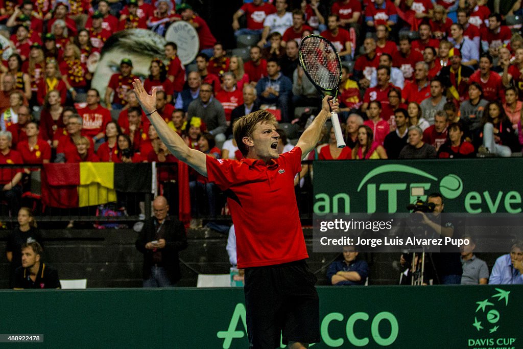 Belgium v Argentina Davis Cup Semi Final 2015 - Day 1