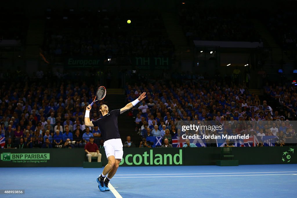 Great Britain v Australia Davis Cup Semi Final 2015 - Day 1