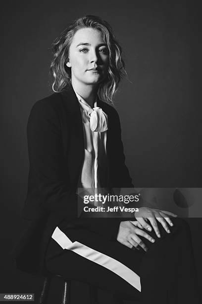 Actress Soairse Ronan of "Brooklyn" poses for a portrait at the 2015 Toronto Film Festival at the TIFF Bell Lightbox on September 15, 2015 in...