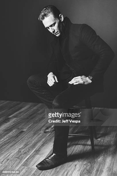 Actor Tom Hiddleston of "High Rise" poses for a portrait at the 2015 Toronto Film Festival at the TIFF Bell Lightbox on September 15, 2015 in...
