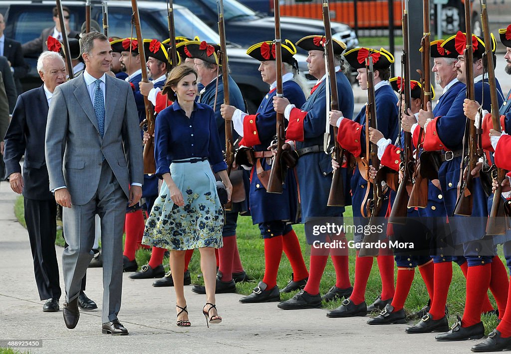 The King And Queen Of Spain Visit St Augustine