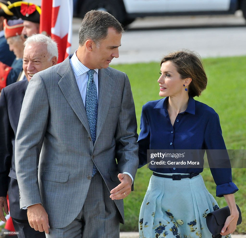 The King And Queen Of Spain Visit St Augustine