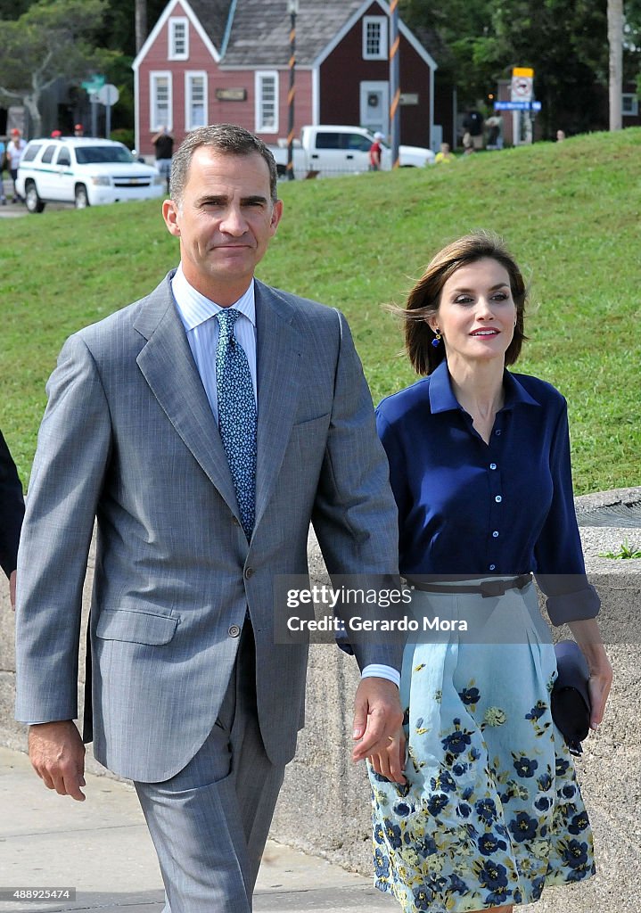 The King And Queen Of Spain Visit St Augustine