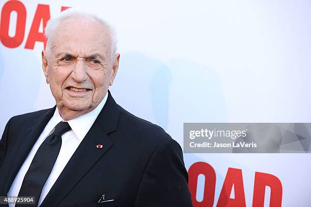 Architect Frank Gehry attends the Broad Museum black tie inaugural dinner at The Broad on September 17, 2015 in Los Angeles, California.