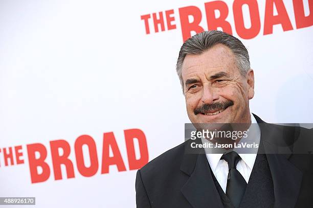 Los Angeles Police Chief Charlie Beck attends the Broad Museum black tie inaugural dinner at The Broad on September 17, 2015 in Los Angeles,...