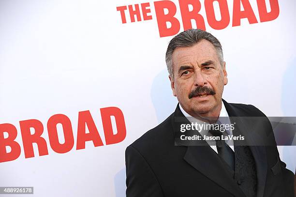 Los Angeles Police Chief Charlie Beck attends the Broad Museum black tie inaugural dinner at The Broad on September 17, 2015 in Los Angeles,...