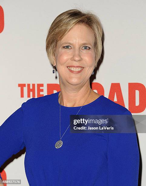 Joanne Heyler attends the Broad Museum black tie inaugural dinner at The Broad on September 17, 2015 in Los Angeles, California.