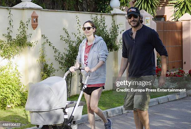 Eugenia Silva and Alfonso de Borbon are seen on May 1, 2014 in Marbella, Spain.