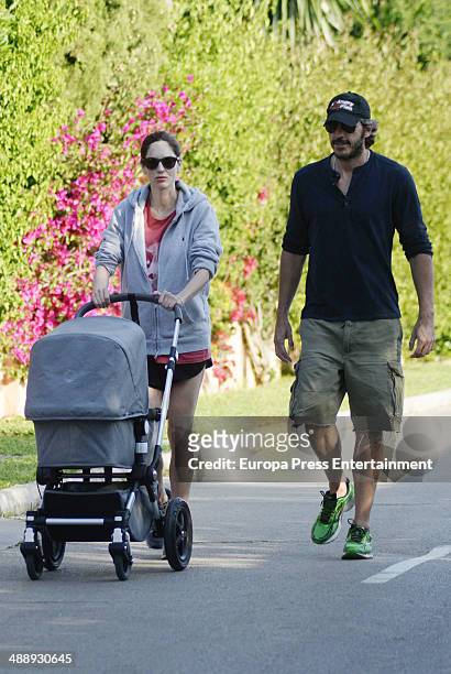 Eugenia Silva and Alfonso de Borbon are seen on May 1, 2014 in Marbella, Spain.
