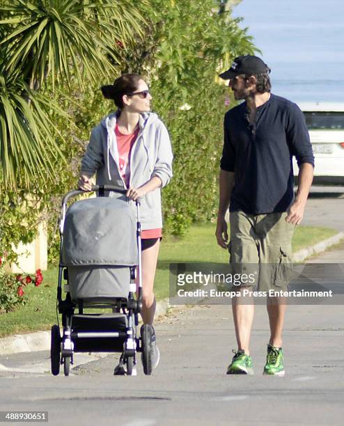 Eugenia Silva and Alfonso de Borbon are seen on May 1, 2014 in Marbella, Spain.