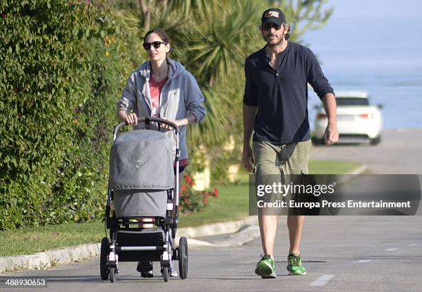 Eugenia Silva and Alfonso de Borbon are seen on May 1, 2014 in Marbella, Spain.