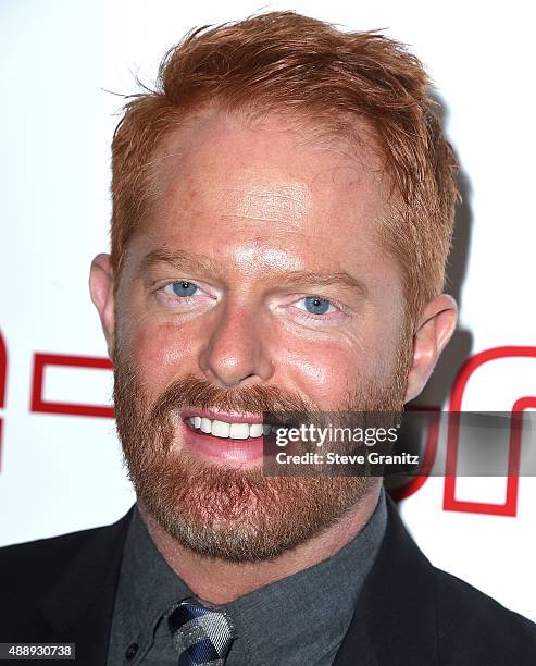 Jesse Tyler Ferguson arrives at the Audi Celebrates Emmys Week 2015 at Cecconi's on September 17, 2015 in West Hollywood, California.