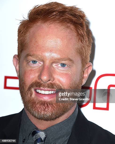 Jesse Tyler Ferguson arrives at the Audi Celebrates Emmys Week 2015 at Cecconi's on September 17, 2015 in West Hollywood, California.
