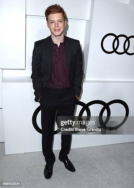 Cameron Monaghan arrives at the Audi Celebrates Emmys Week 2015 at Cecconi's on September 17, 2015 in West Hollywood, California.