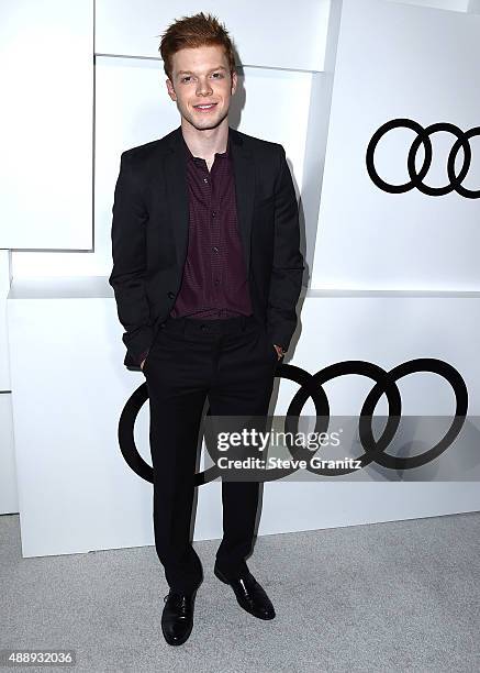 Cameron Monaghan arrives at the Audi Celebrates Emmys Week 2015 at Cecconi's on September 17, 2015 in West Hollywood, California.