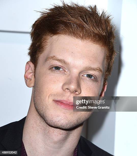 Cameron Monaghan arrives at the Audi Celebrates Emmys Week 2015 at Cecconi's on September 17, 2015 in West Hollywood, California.