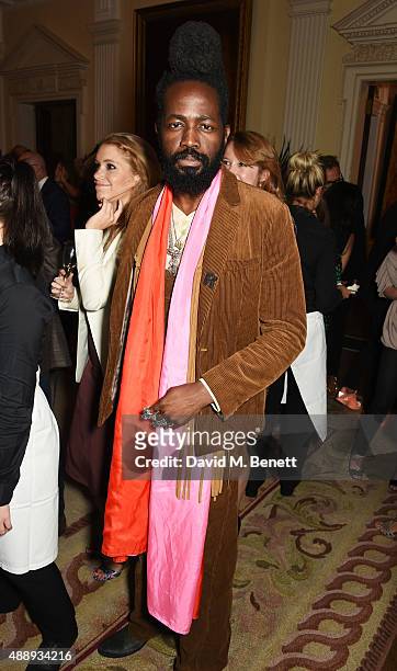 Roy Luwolt attends the London Fashion Week party hosted by Ambassador Matthew Barzun and Mrs Brooke Brown Barzun with Alexandra Shulman, in...