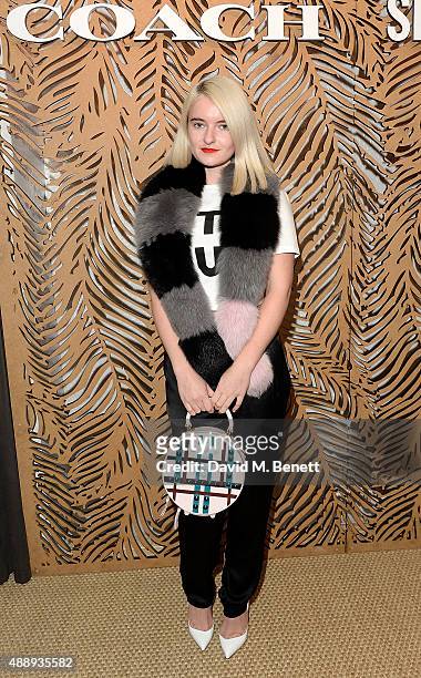 Grace Chatto attends the launch of Coach at Selfridges, hosted by Stuart Vevers at Selfridges on September 18, 2015 in London, England.