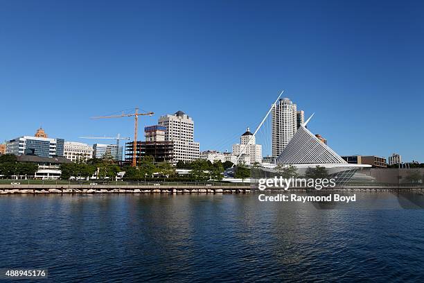 Partial view of the Milwaukee skyline on September 13, 2015 in Milwaukee, Wisconsin.