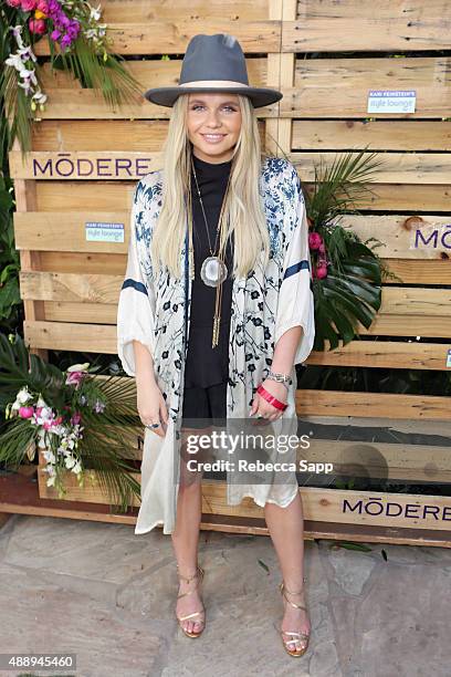 Singer Alli Simpson attends Kari Feinstein's Style Lounge at Sunset Marquis Hotel & Villas on September 18, 2015 in West Hollywood, California.