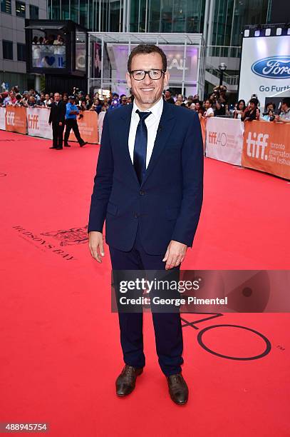 Actor Dany Boon attends the 'Lolo' premiere during the 2015 Toronto International Film Festival at Roy Thomson Hall on September 18, 2015 in Toronto,...