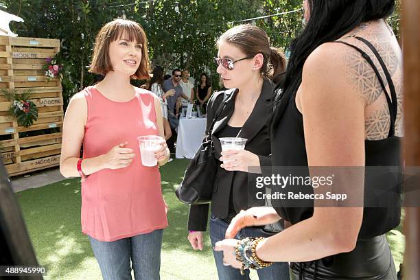 Actress Julie Ann Emery attends Kari Feinstein's Style Lounge at Sunset Marquis Hotel & Villas on September 18, 2015 in West Hollywood, California.