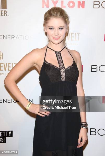Ginny Gardner arrives at the Nylon Magazine May Young Hollywood Issue