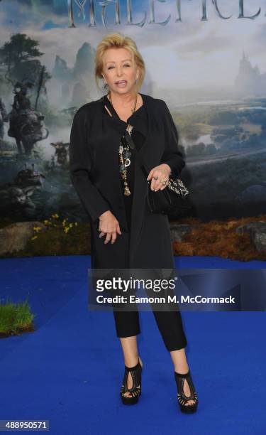 Anna Sheppard attends a private reception as costumes and props from Disney's "Maleficent" are exhibited in support of Great Ormond Street Hospital...