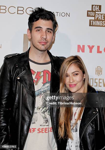 Nick Simmons attends the Nylon Magazine May young Hollywood issue party at Tropicana Bar at The Hollywood Rooselvelt Hotel on May 8, 2014 in...