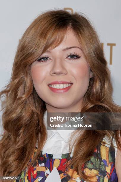 Jennette McCurdy attends the Nylon Magazine May young Hollywood issue party at Tropicana Bar at The Hollywood Rooselvelt Hotel on May 8, 2014 in...