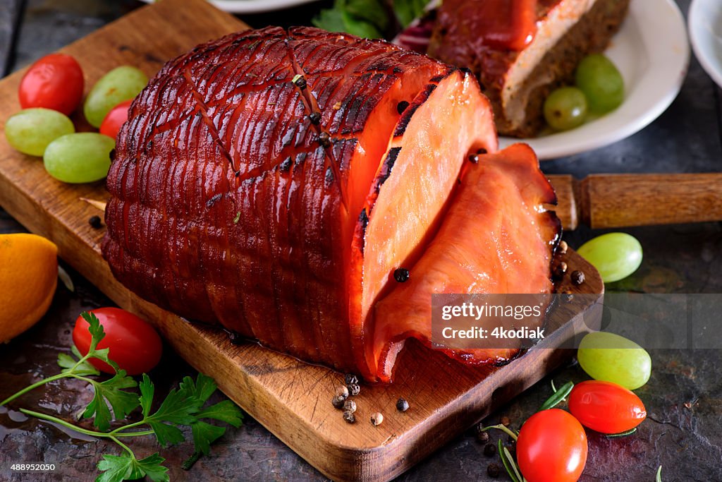 Baked Honey Glazed Ham