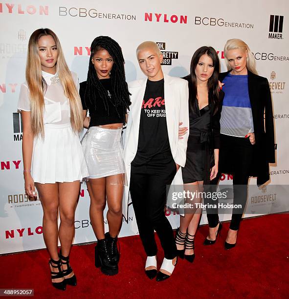 Attends the Nylon Magazine May young Hollywood issue party at Tropicana Bar at The Hollywood Rooselvelt Hotel on May 8, 2014 in Hollywood, California.