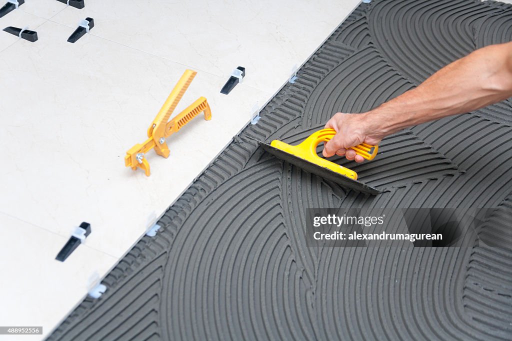 Construction site - Tile Floor