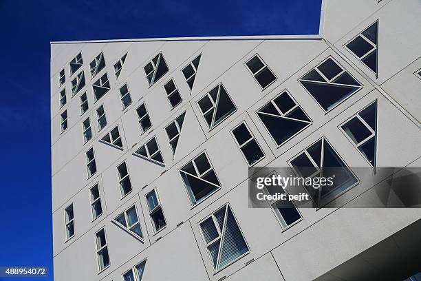 isbjerget residental modern housing in aarhus, denmark - pejft stock pictures, royalty-free photos & images