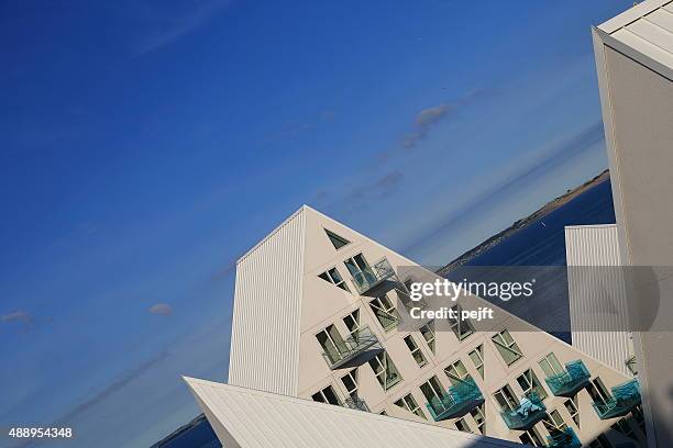 isbjerget residental modern housing in aarhus, denmark - pejft stock pictures, royalty-free photos & images