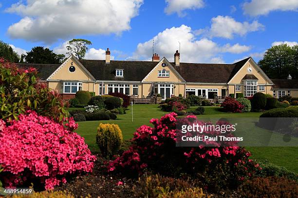 General view of the club house during the Glenmuir PGA Professional Championship Midlands Regional Qualifier at Little Aston Golf Club on May 9, 2014...