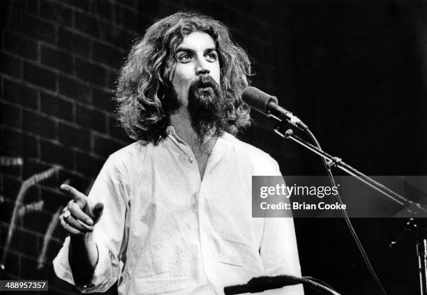 Billy Connolly performing his Bites Yer Bum show at the Apollo Victoria Theatre, London on January 27 1981.
