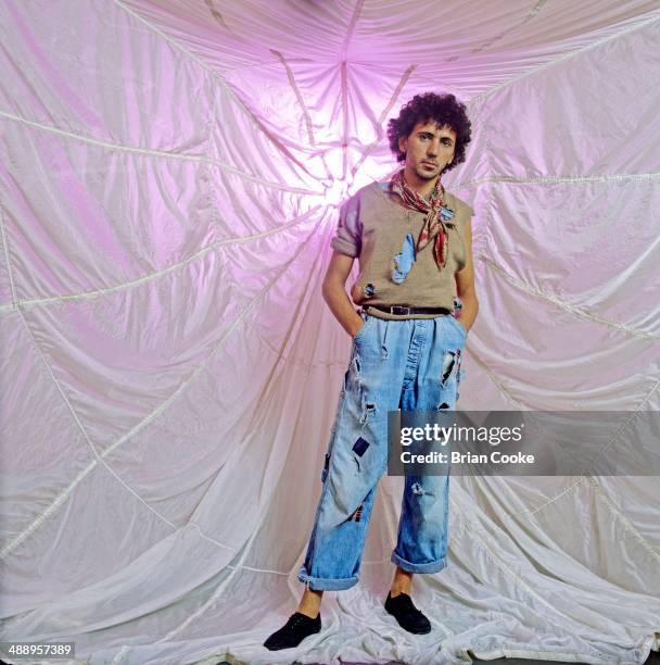 Kevin Rowland of Dexys Midnight Runners photographed at Diamond Sound Rehearsal Studios in Birmingham on September 14 1982.