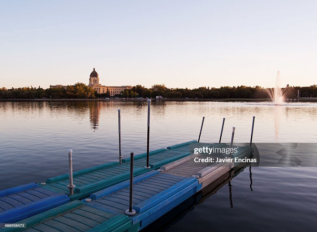 Saskatchewan Legislative Building Wascana Lake