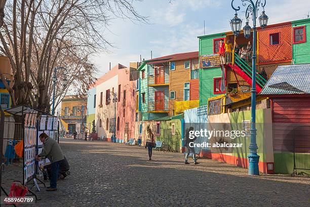caminito im la boca - caminito stock-fotos und bilder