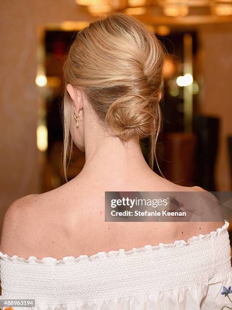 Actress Kate Bosworth, hair detail, attends the Glamour Women To Watch Lunch hosted by Cindi Leive at the Tory Burch Boutique, Beverly Hills on...