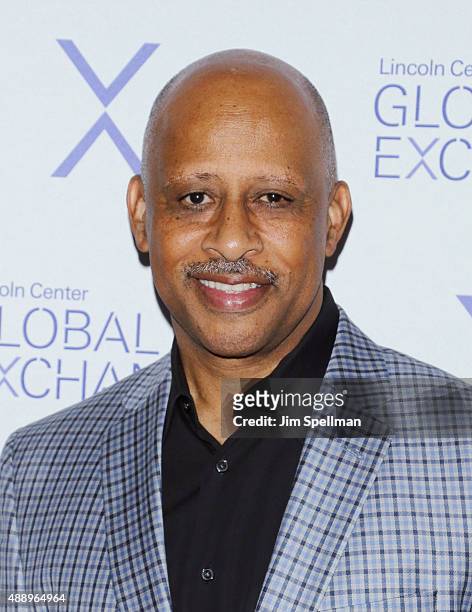 Actor Ruben Santiago-Hudson attends the first annual Lincoln Center Global Exchange Evening Celebration at Alice Tully Hall on September 18, 2015 in...