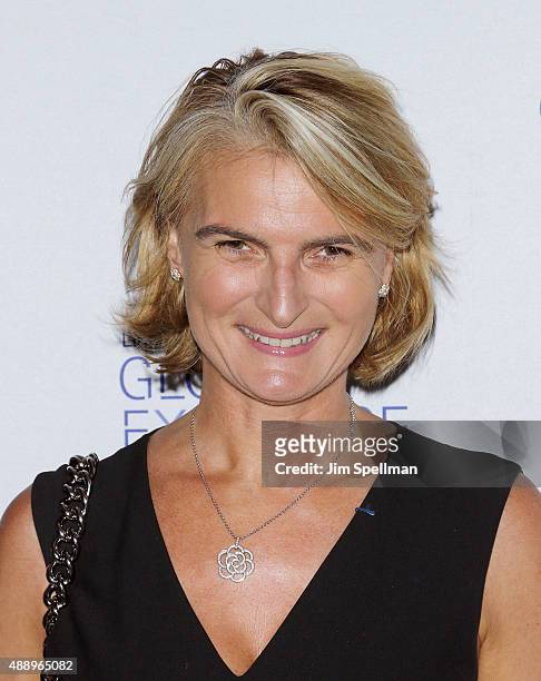Executive director of the Pershing Square cancer research alliance Olivia Tournay Flatto attends the first annual Lincoln Center Global Exchange...