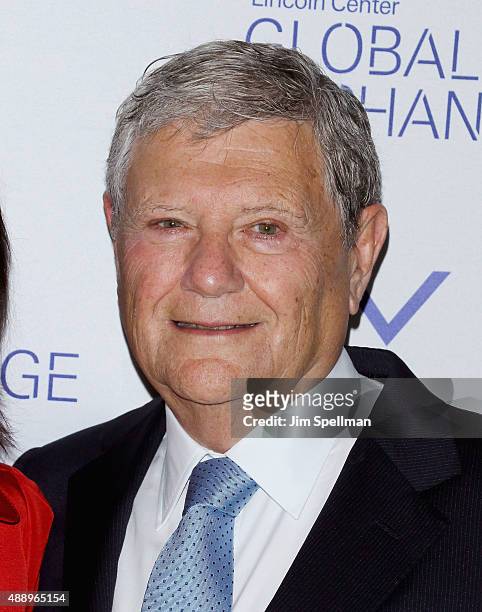 Real estate developer Jerry Speyer attends the first annual Lincoln Center Global Exchange Evening Celebration at Alice Tully Hall on September 18,...