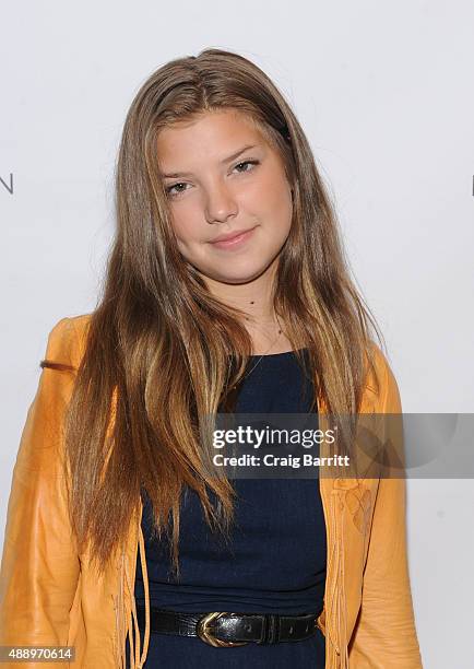 Catherine Missal attends the Movement + Location NYC Premiere on September 18, 2015 in New York City.