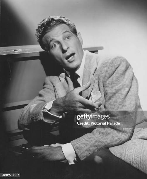 Portrait of actor and entertainer Danny Kaye, circa 1940-1950.