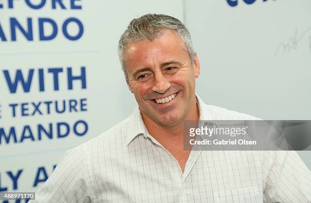 Actor Matt LeBlanc poses with Cottonelle at EXTRA's "WEEKEND OF | LOUNGE" produced by On 3 Productions at The London West Hollywood on September 18,...